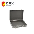 Silver Aluminum carrying case hard case Carrying Case for tools with Multiple Rivet Reinforcement