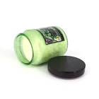 Wholesale china factory large aroma glass jar soy wax scented candle