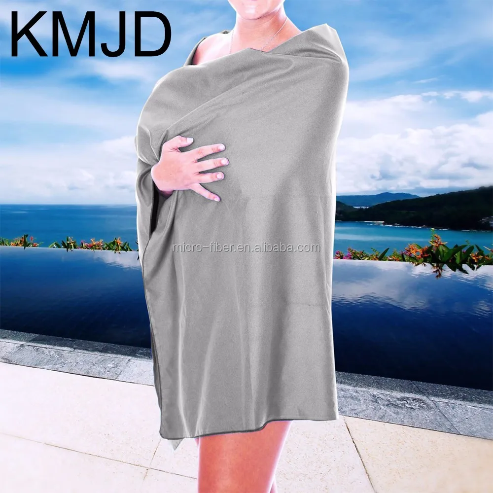 2019 New High quality super water absorbent 100*200 cm travel towel large microfiber bath towel