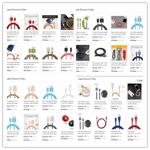 2018 Wholesale 3m/10ft braided micro usb cable - ANKUX.COM