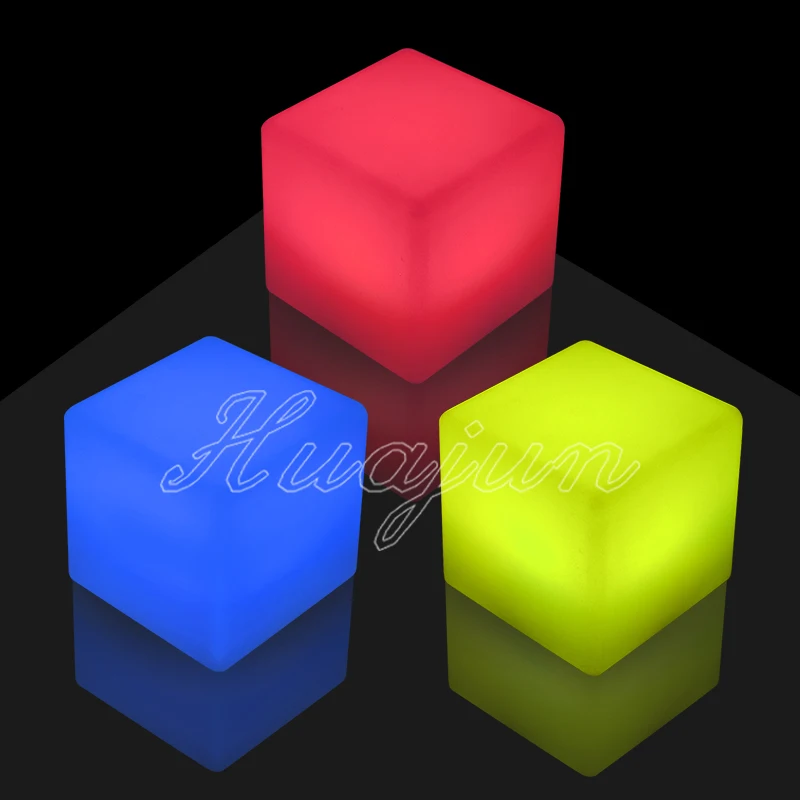 plastic square led cube