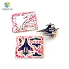 Mini Airplane Custom Both Side Printing 3D PP PS plastic DIY Puzzle Cards For Promotion And Kids with factory price