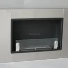 Wall mounted stainless steel bio ethanol fireplace FD30S