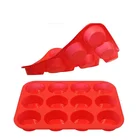 High quality silicone nonstick 12 cups muffin pan/ cup cake tray/ cake baking mold bpa free- easy clean dishwasher
