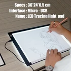 Tablet A4 36*24 Cm Digital Electronic Optical Light Pad Artists Use Transparent Paper Tracer Drawing Tablet