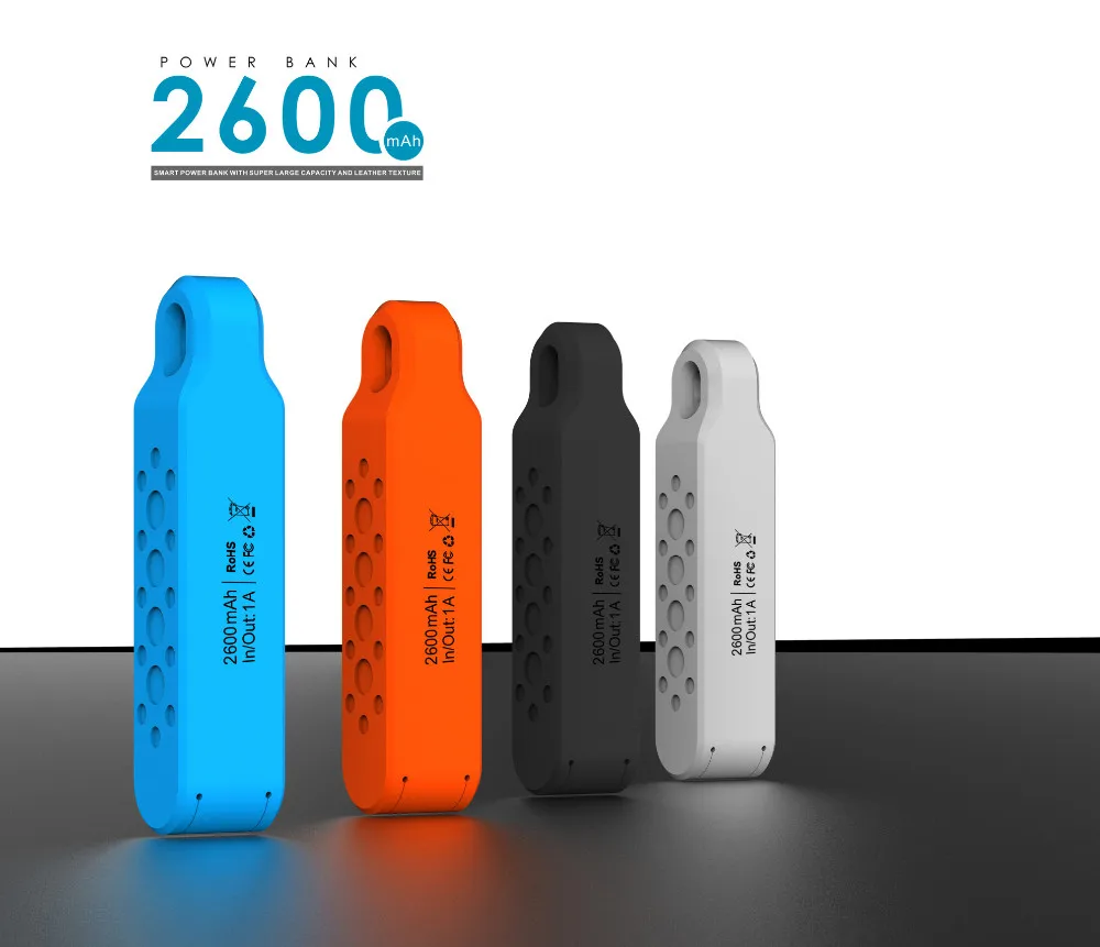 2018 best seller lipstick power banks 2600mah with metal hook for new year gift ip67 waterproof power bank 3000mah - ANKUX.COM