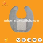 Super absorbent PE film backsheet disposable baby bibs
