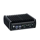 Yanling Media pc Intel i3/i5/i7 CPU 2 RJ45 LAN mini-pcie interface support M.2 port win10 home fanless mini Computer