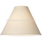 JLS-B01 chimney bell shaped hardback lamp shade for table lighting 15'' bottom