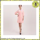 Long Sleeve Latest Fashionable Nurse Dress Uniform Designs