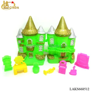 castle with furniture kids play game surprise gift for kids toys