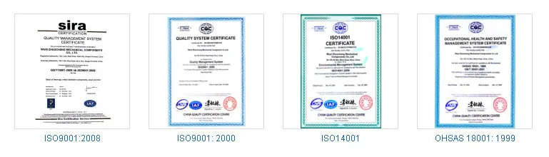 Certifications