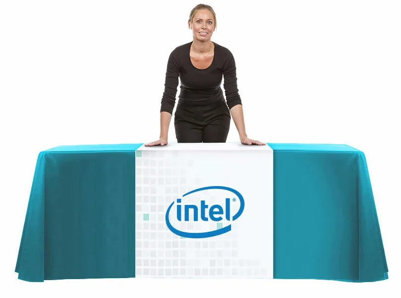 Custom Exhibition Printed TableCloth Printing, Printed Advertising Tablecloth