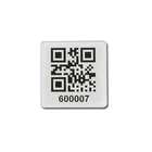 Dongguan Hardware manufacturer custom metal aluminum QR code label
