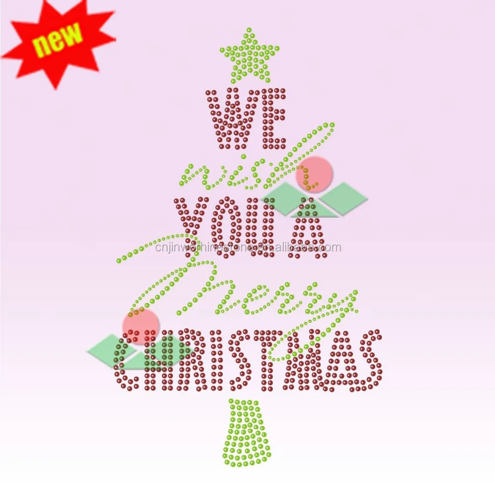 santa iron on rhinestone transfer  403 results  add to compare