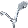 YOROOW good quality 5 functions chrome handheld shower with filter plastic ABS hand shower for bathroom