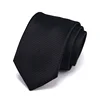 Wholesale 100% Silk Handmade Woven Solid Color Ties Regular Men Solid Silk Tie