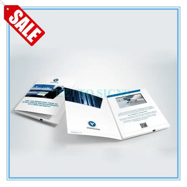 hot selling gift promotional customized video cardpromotional