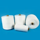 100% Raw White Ring Spun Paper Cone Polyester Textured Yarn