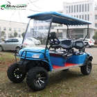 Quality Blue 4 Seater Electric Golf Cart,Customized Golf Cart