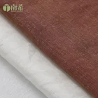 B28 Recycled natural Elegant Eco-friendly texture Pure Hemp Silk Fabric hemp fabric organic cotton plain silk fabric