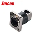 2018 nice products about Waterproof Socket 90 degree Type IP65 ip44 RJ45 Connector