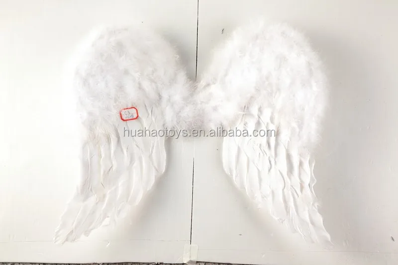 2016 low price soft white feather angel wings wholesale party