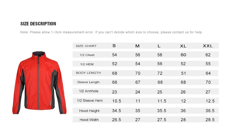 New design cheap outside long sleeve windproof cycling rain jacket men