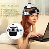 MP3 music relax electric air pressure vibrating infrared plastic adjustable head air massager head massage device eye anti wrink