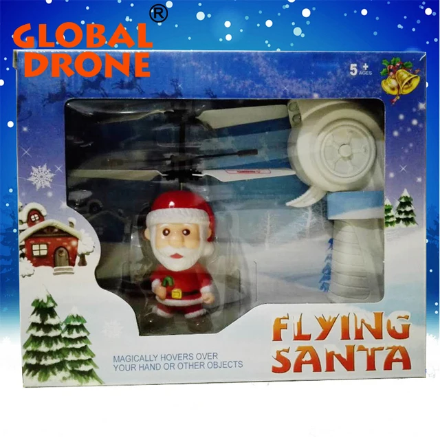 2017 newest merry christmas gift flying toys santa claus father