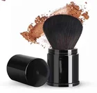 Label Retractable Powder Brush Kabuki Makeup Brush