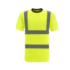 Customized Size reflective workwear hi vis polo safety t shirts
