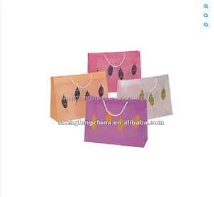 fashion reusable plastic bag, shopping bag gift bag