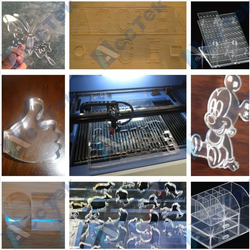 AKJ1325 Acctek 1325 co2 150w laser cutting machine price/photo co2 laser machine price