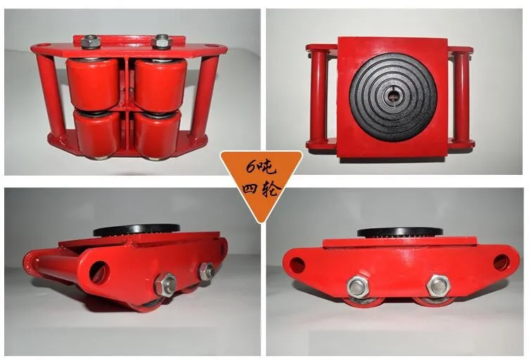 Machinery Moving Cra 30 Ton Cargo Trolley Rigger Skates/small Cargo