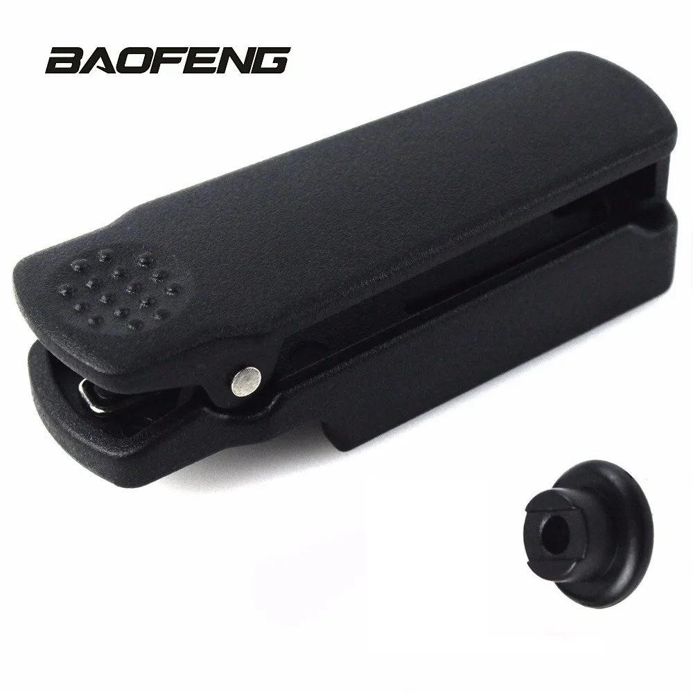 Clip de cinturón de color negro 10pcs para Baofeng Radio bidireccional 