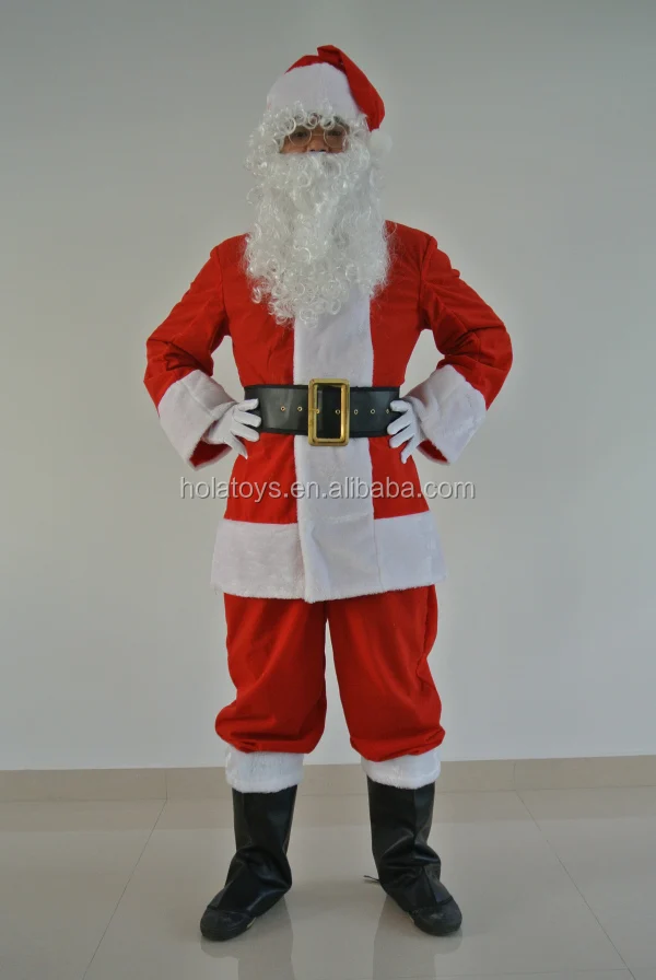 Blue santa claus on sale costume