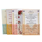 Pocket Laser Cut Wedding Invitation Card With Printing Insert