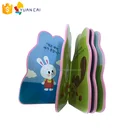 Customize round corner children EVA foam card board books printing manufacturer in China
