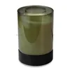 Electrical Essential Oil Burner Scented Candle Wax Warmer Diffuser With Glas Cover and Wooden Base