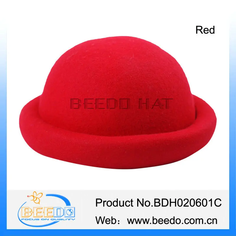 red bowler hat