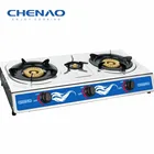 Portable 3 Triple Burners Stove Range Propane Gas cooktop