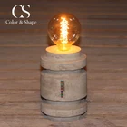 Simple design vintage edison table lamp desk reading lamp for home hotel decor