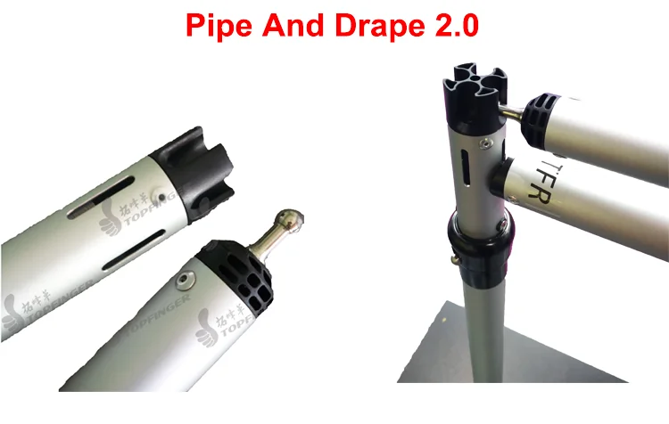 TFR Factory Cheap Round Pipe And Drape Frame Kits Backdrop Poles