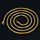 High-end quality stainless steel jewelry gold link necklace chain