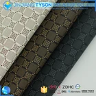 High quality materials check pattern synthetic roll pu pvc synthetic leather