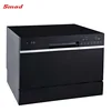 6 place settings countertop table top automatic mini portable dish washer machine for home