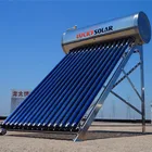 Integrated Pressure Bearing Heat Pipe Solar Water Heater Vacuum Tube Solar Hot Water System
