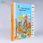 Custom wire o binding coffee table board print bound book printing planner on demand