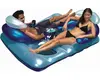Inflatable Floating Pool Chair Lounger chair Float Raft Water Swimming Lounger Lake Mat For Double Couple